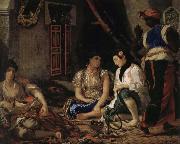 Eugene Delacroix Women of Algiers in the room USA oil painting artist